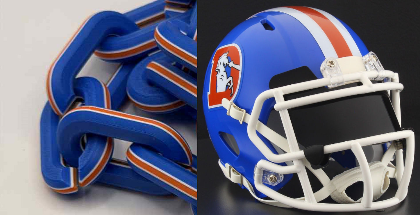 Throwback Denver Broncos Hype Chain