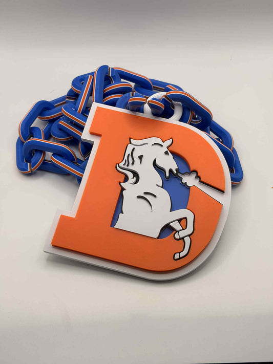 Throwback Denver Broncos Hype Chain